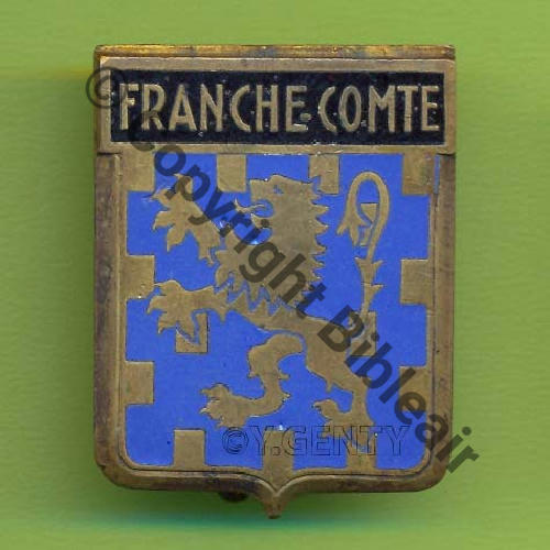 A1080NH GT FRANCHE COMTE  COURTOIS SM Past Octog COURTOIS PARIS Dos lisse 5Eur11.06 